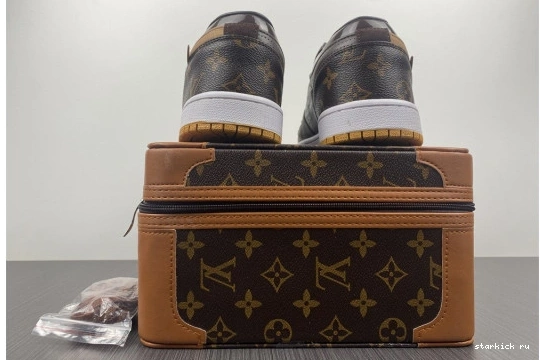 JORDAN AIR Low 1 CASE) -LouiV Top (WITH O-W WHITE-LouiV 0412